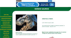 Desktop Screenshot of deinosaurs.mystarship.com
